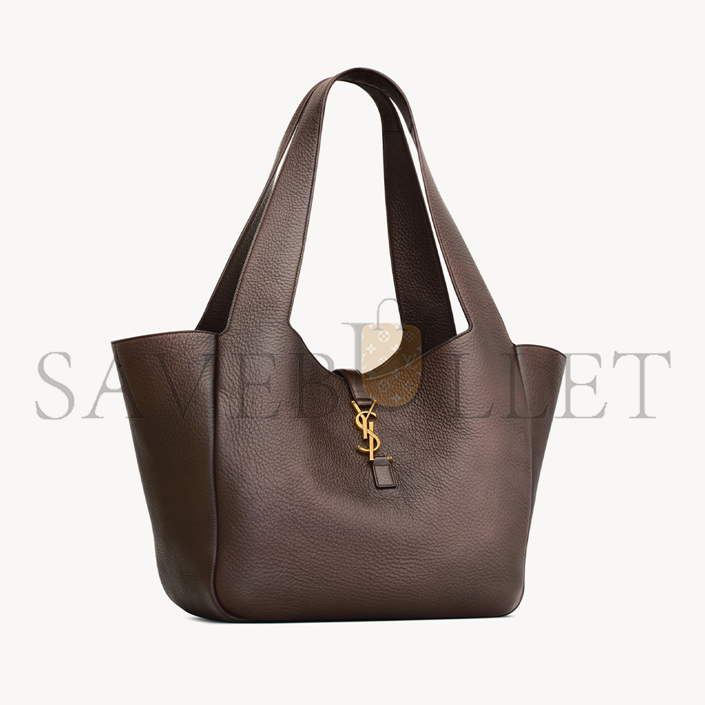 YSL LE 5 À 7 BEA IN GRAINED LEATHER 763435AADUU2837 (50*28*18cm) YSL LE 5 À 7 BEA IN GRAINED LEATHER 763435AADUU2837 (50*28*18cm)
